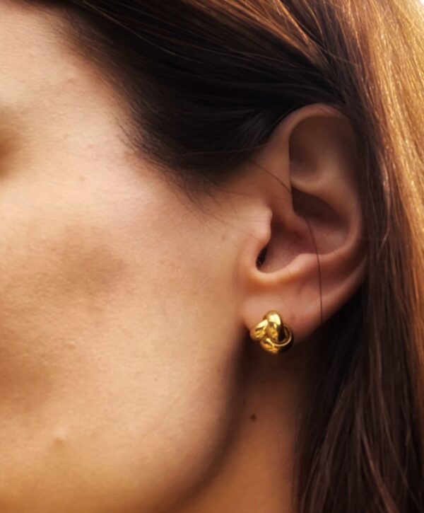 EARRINGS ANNA GOLD PLATED